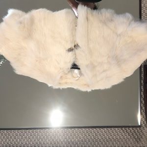 Gently used fur bolero crop